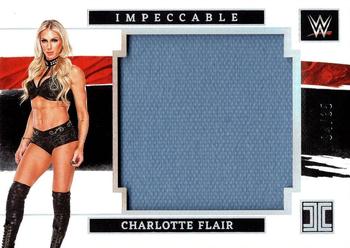 2022 Panini Impeccable WWE - Jumbo Materials #JM-CFL Charlotte Flair Front