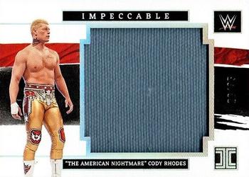 2022 Panini Impeccable WWE - Jumbo Materials #JM-CRD The American Nightmare Cody Rhodes Front