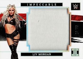 2022 Panini Impeccable WWE - Jumbo Materials #JM-LVM Liv Morgan Front