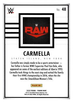 2022 Panini WWE #48 Carmella Back