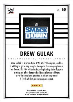 2022 Panini WWE #60 Drew Gulak Back