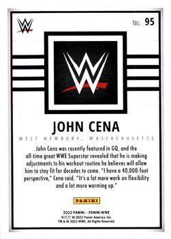 2022 Panini WWE #95 John Cena Back