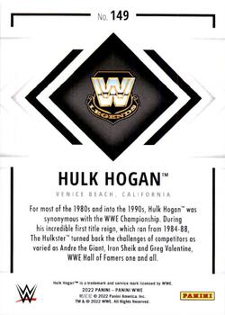 2022 Panini WWE #149 Hulk Hogan Back