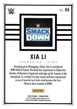 2022 Panini WWE - Gold #65 Xia Li Back