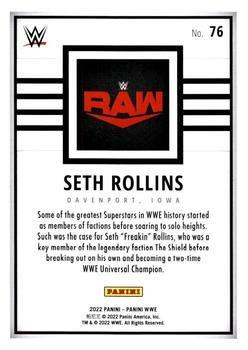 2022 Panini WWE - Gold #76 Seth Rollins Back