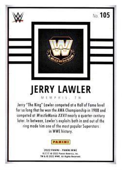 2022 Panini WWE - Gold #105 Jerry Lawler Back