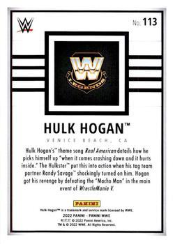 2022 Panini WWE - Gold #113 Hulk Hogan Back
