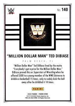 2022 Panini WWE - Gold #140 Million Dollar Man Ted DiBiase Back
