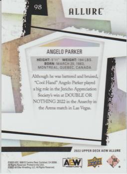 2022 Upper Deck Allure AEW #98 Angelo Parker Back