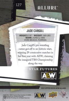 2022 Upper Deck Allure AEW #127 Jade Cargill Back