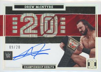 2022 Panini Impeccable WWE - Championship Debuts Autographs #CD-DMC Drew McIntyre Front