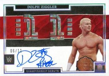 2022 Panini Impeccable WWE - Championship Debuts Autographs #CD-DZG Dolph Ziggler Front
