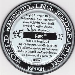 1999 Katch/Irwin Medallions #17 Kane Back