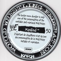 1999 Katch/Irwin Medallions #50 Mankind Back