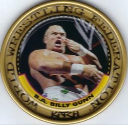 1999 Katch/Irwin Medallions - Gold Medallions #1 B.A. Billy Gunn Front