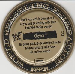 1999 Katch/Irwin Medallions - Gold Medallions #2 Chyna Back