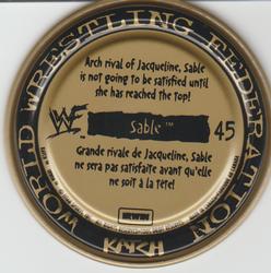 1999 Katch/Irwin Medallions - Gold Medallions #45 Sable Back