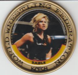 1999 Katch/Irwin Medallions - Gold Medallions #45 Sable Front