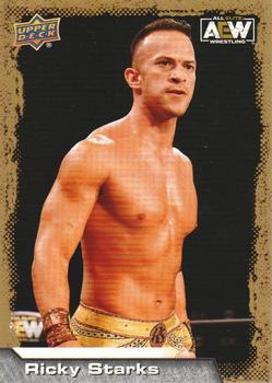 2022 Upper Deck AEW - Gold #17 Ricky Starks Front