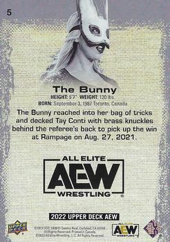 2022 Upper Deck AEW - Exclusives #5 The Bunny Back