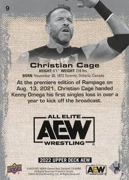 2022 Upper Deck AEW - Exclusives #9 Christian Cage Back