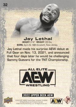2022 Upper Deck AEW - Exclusives #32 Jay Lethal Back