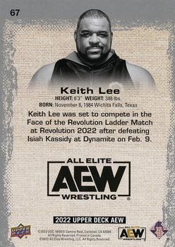 2022 Upper Deck AEW - Exclusives #67 Keith Lee Back