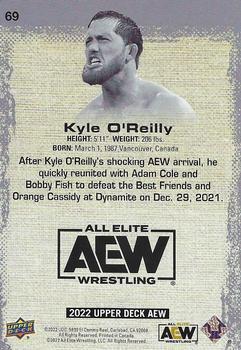 2022 Upper Deck AEW - Exclusives #69 Kyle O'Reilly Back