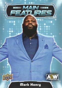 2022 Upper Deck AEW - Main Features #MF-32 Mark Henry Front