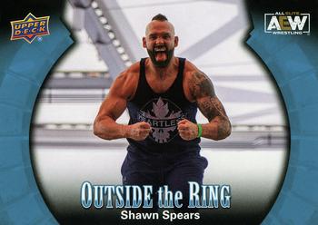 2022 Upper Deck AEW - Outside the Ring #OTR-7 Shawn Spears Front