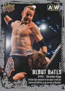 2022 Upper Deck AEW - Debut Dates Silver #DD-4 Christian Cage Front