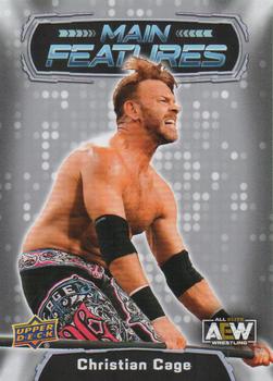 2022 Upper Deck AEW - Main Features Silver #MF-12 Christian Cage Front