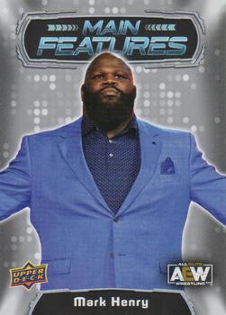 2022 Upper Deck AEW - Main Features Silver #MF-32 Mark Henry Front