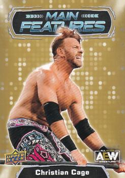 2022 Upper Deck AEW - Main Features Gold #MF-12 Christian Cage Front