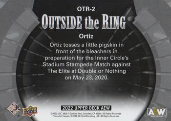 2022 Upper Deck AEW - Outside the Ring Silver #OTR-2 Ortiz Back