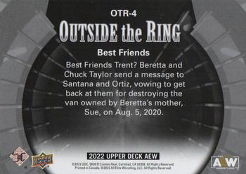 2022 Upper Deck AEW - Outside the Ring Silver #OTR-4 Best Friends Back