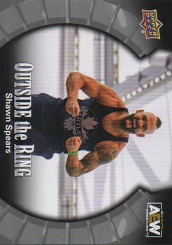 2022 Upper Deck AEW - Outside the Ring Silver #OTR-7 Shawn Spears Front
