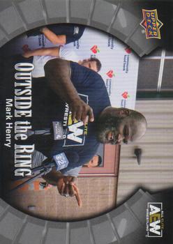 2022 Upper Deck AEW - Outside the Ring Silver #OTR-10 Mark Henry Front