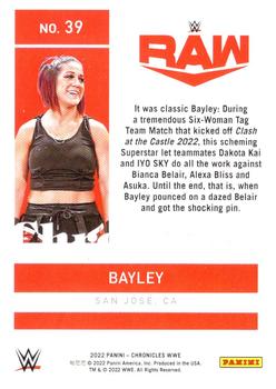 2022 Panini Chronicles WWE - Bronze #39 Bayley Back