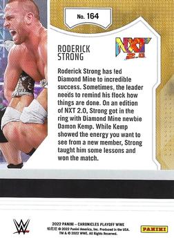 2022 Panini Chronicles WWE - Bronze #164 Roderick Strong Back