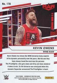 2022 Panini Chronicles WWE - Bronze #178 Kevin Owens Back