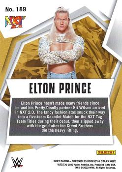 2022 Panini Chronicles WWE - Bronze #189 Elton Prince Back