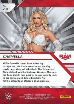 2022 Panini Chronicles WWE - Bronze #291 Carmella Back