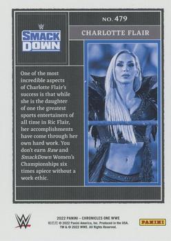 2022 Panini Chronicles WWE - Platinum #479 Charlotte Flair Back