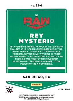 2022 Panini Chronicles WWE - Silver #364 Rey Mysterio Back