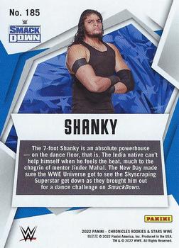 2022 Panini Chronicles WWE - Green #185 Shanky Back