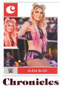 2022 Panini Chronicles WWE - Red #1 Alexa Bliss Front