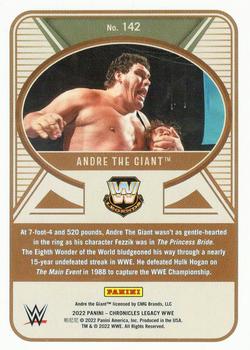 2022 Panini Chronicles WWE - Red #142 Andre The Giant Back