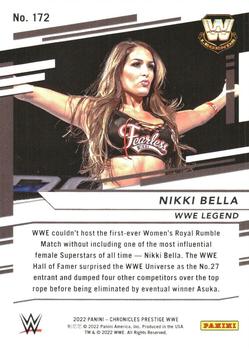 2022 Panini Chronicles WWE - Red #172 Nikki Bella Back