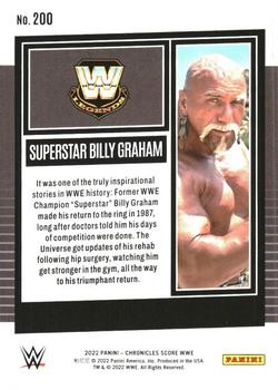 2022 Panini Chronicles WWE - Red #200 Superstar Billy Graham Back